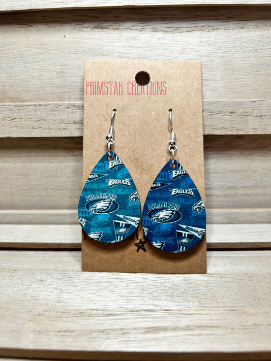 Eagles Teardrop Earrings