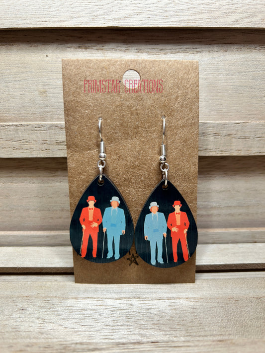 Dumb & Dumber Teardrop Earrings