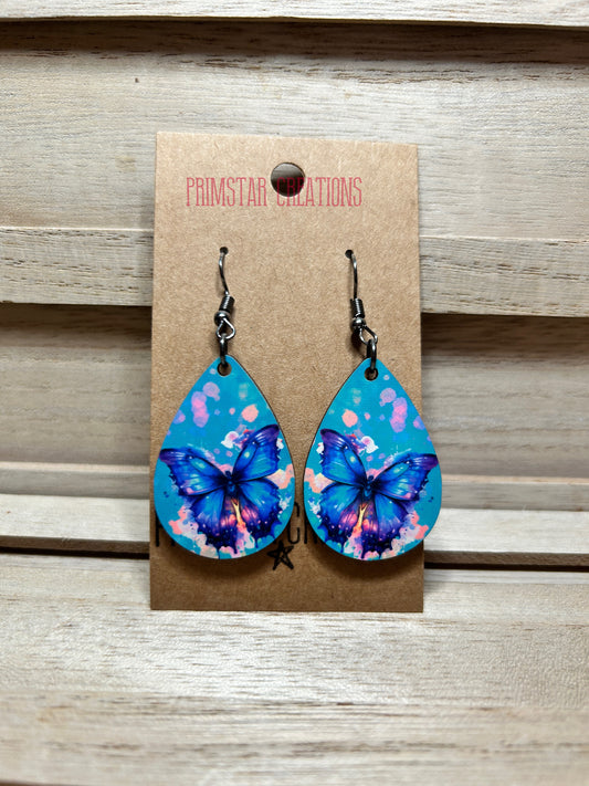 Butterfly Teardrop Earrings