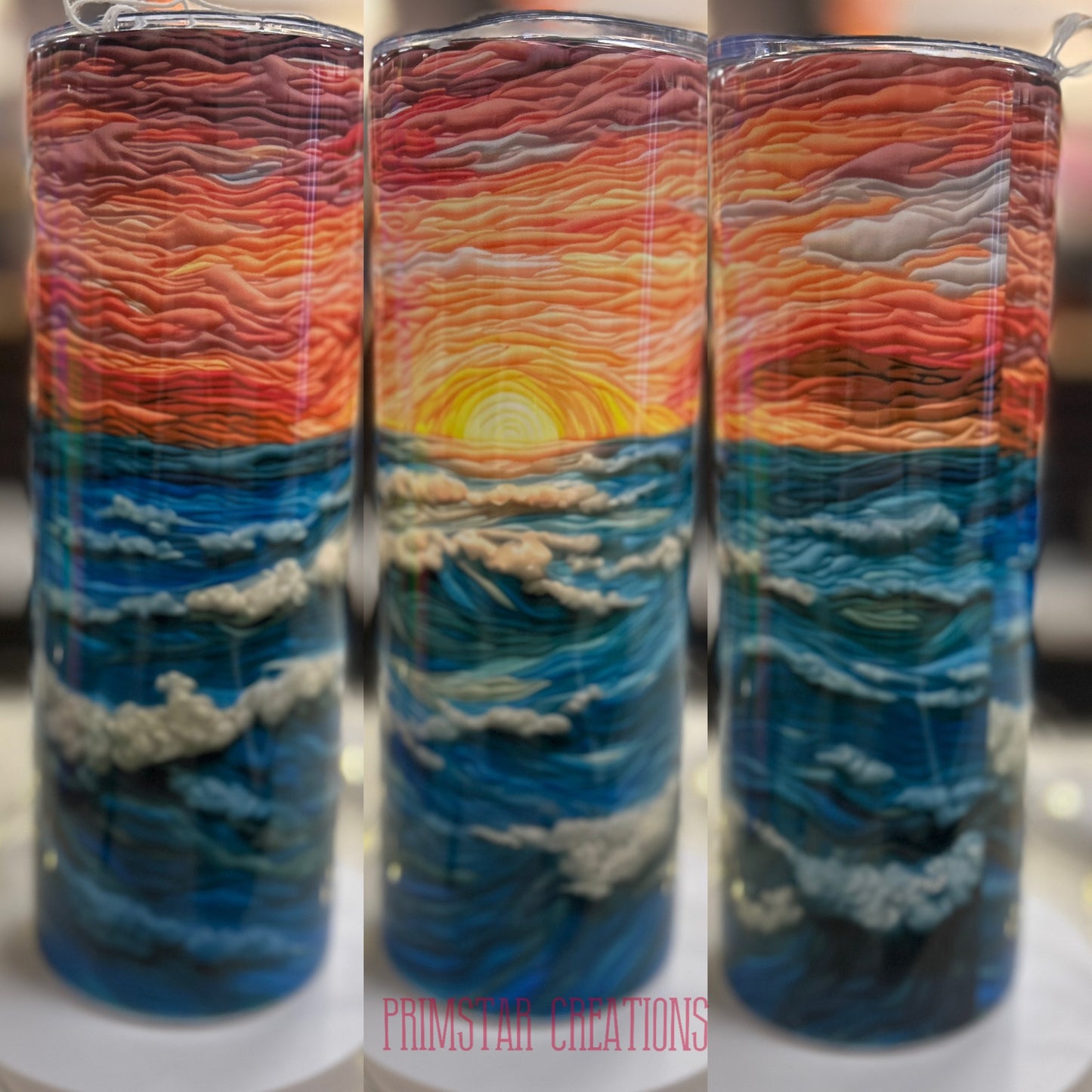 Embroidery Sunset 20oz Tumbler