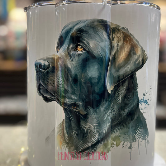 Black Labrador 30oz Thick Tumbler