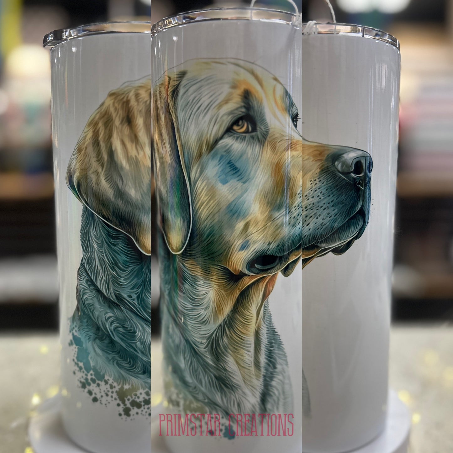 Yellow Labrador 30oz Thick Tumbler