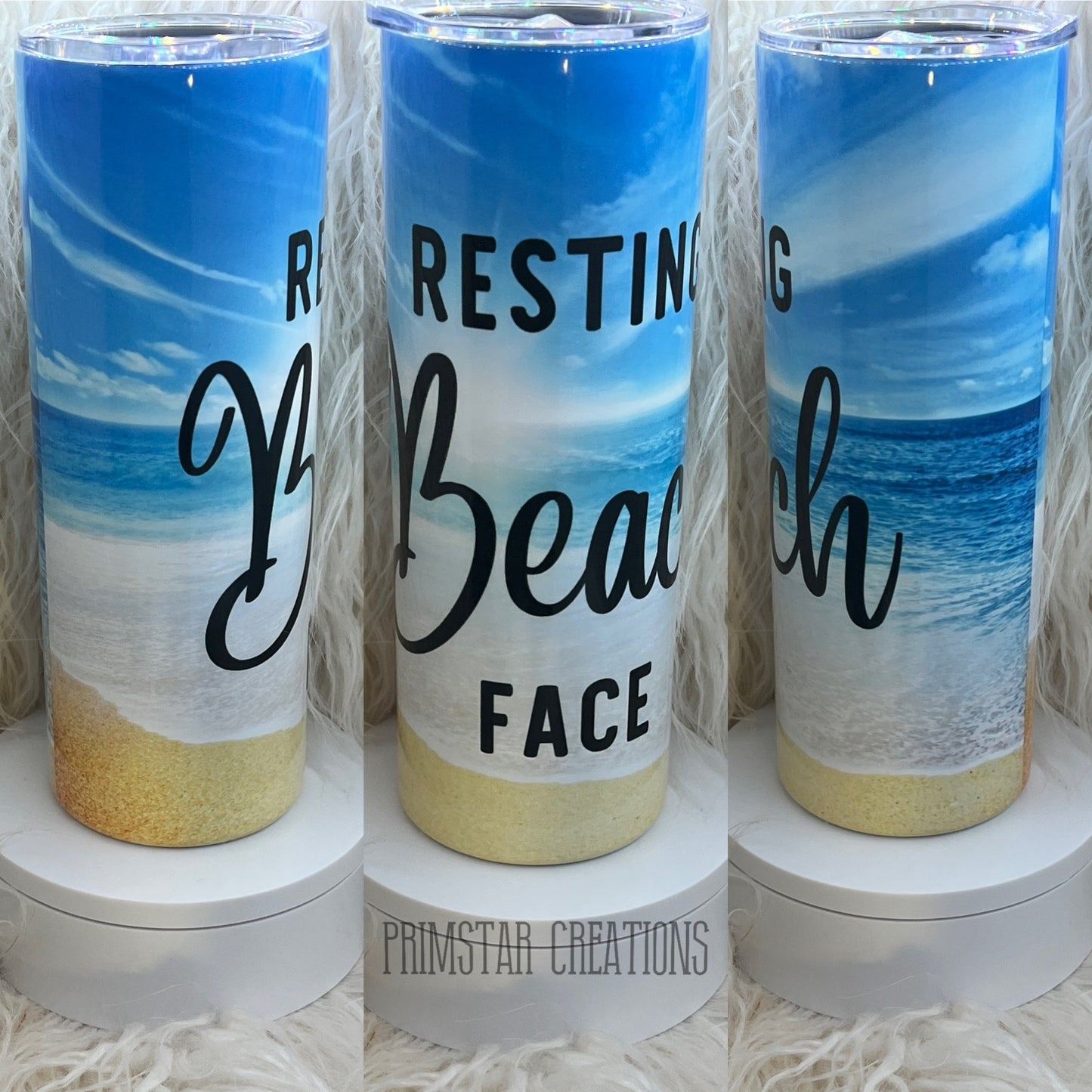 Resting Beach Face 20oz Tumbler