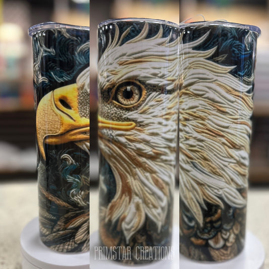 Bald Eagle 3D 20oz Tumber