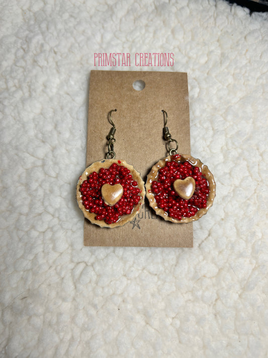 Cherry Pie Handmade Polymer Clay Earrings