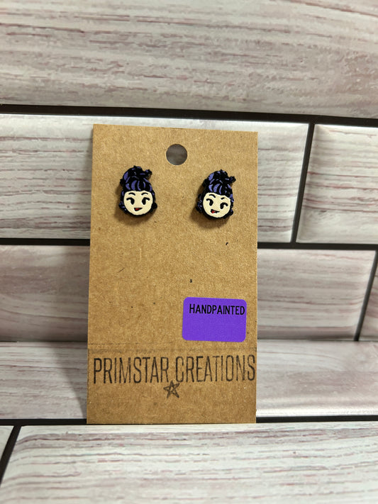 Mary Sanderson Handpainted Stud Earrings