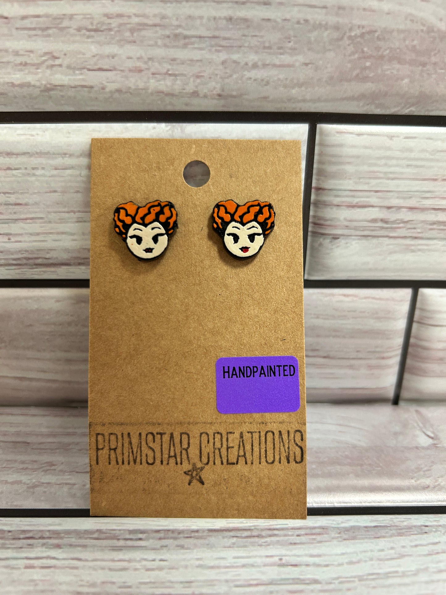 Winifred Sanderson Handpainted Stud Earrings