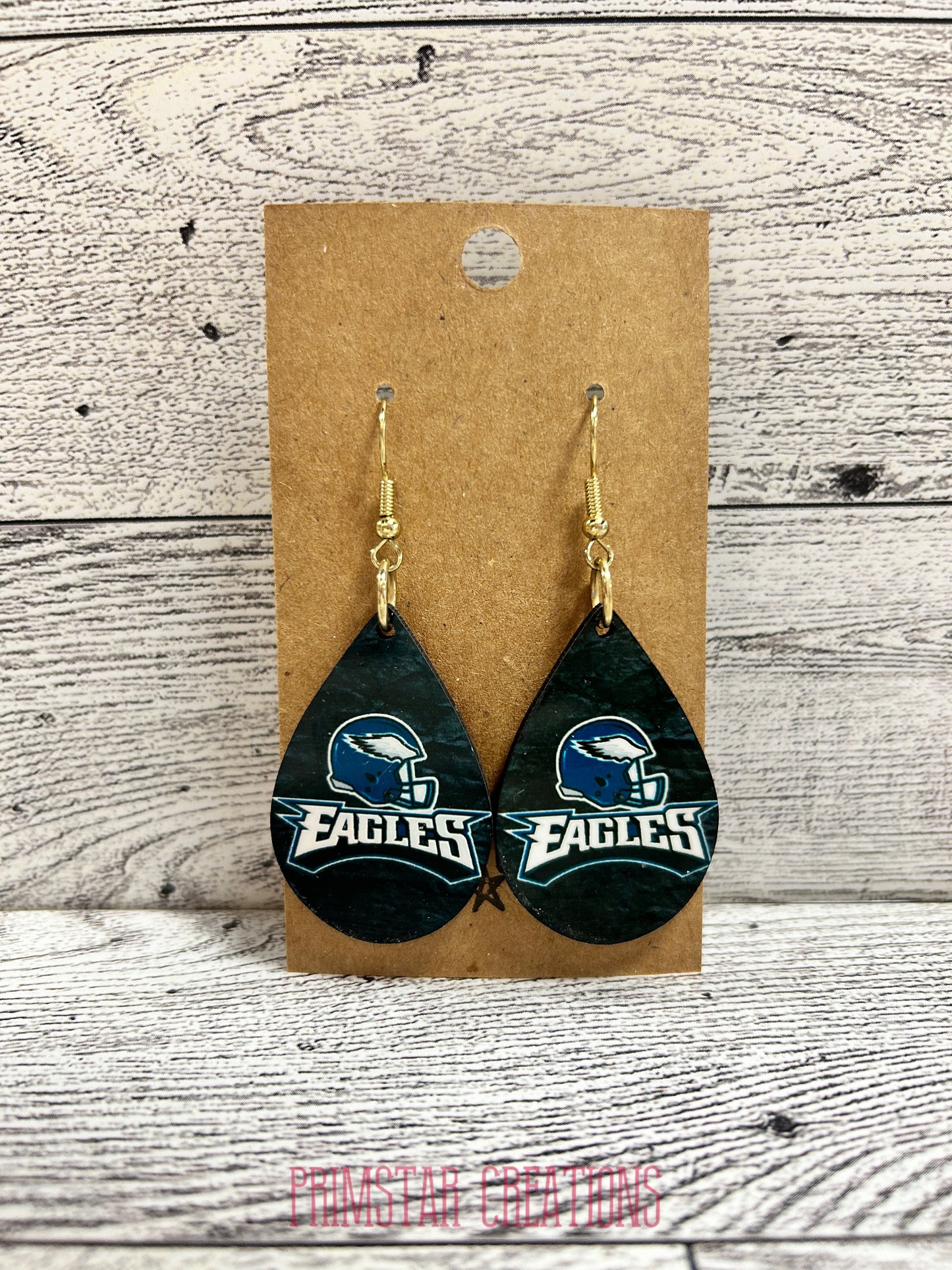 Eagles Teardrop Earrings