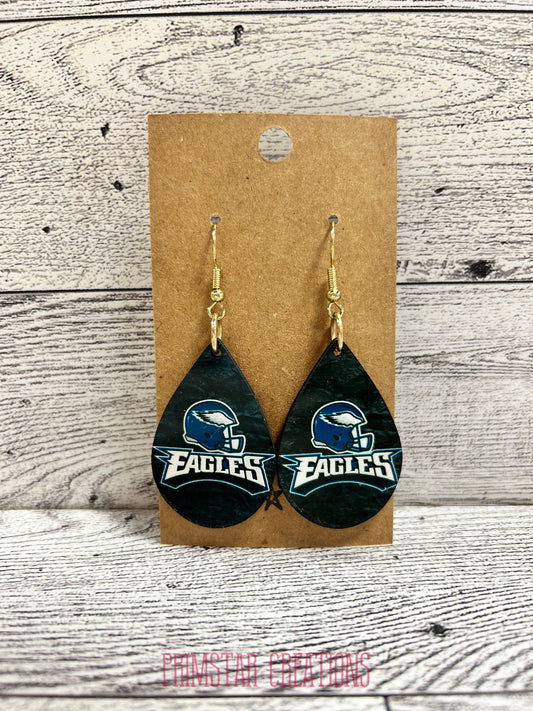 Eagles Teardrop Earrings