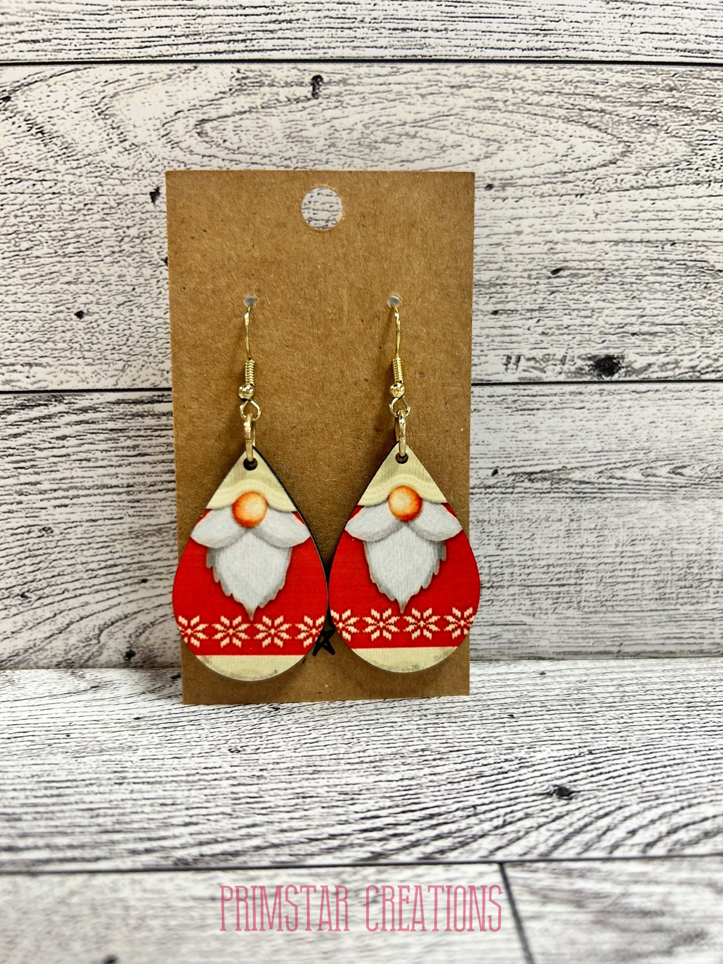 Gnome Teardrop Earrings