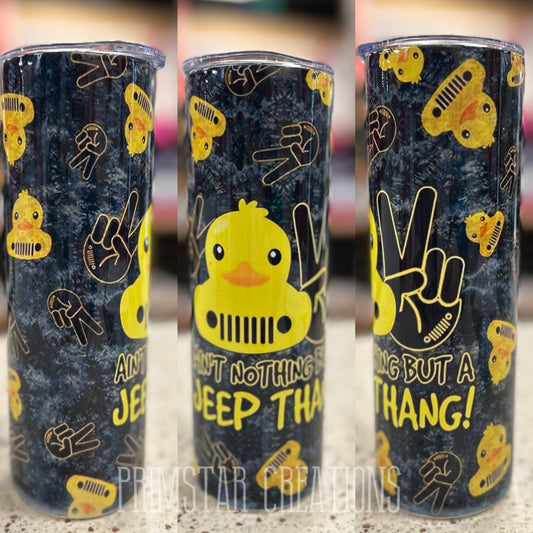 Duck Jeep 20oz Tumbler