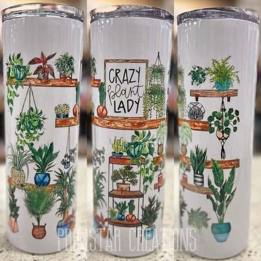 Crazy Plant Lady 20oz Tumbler