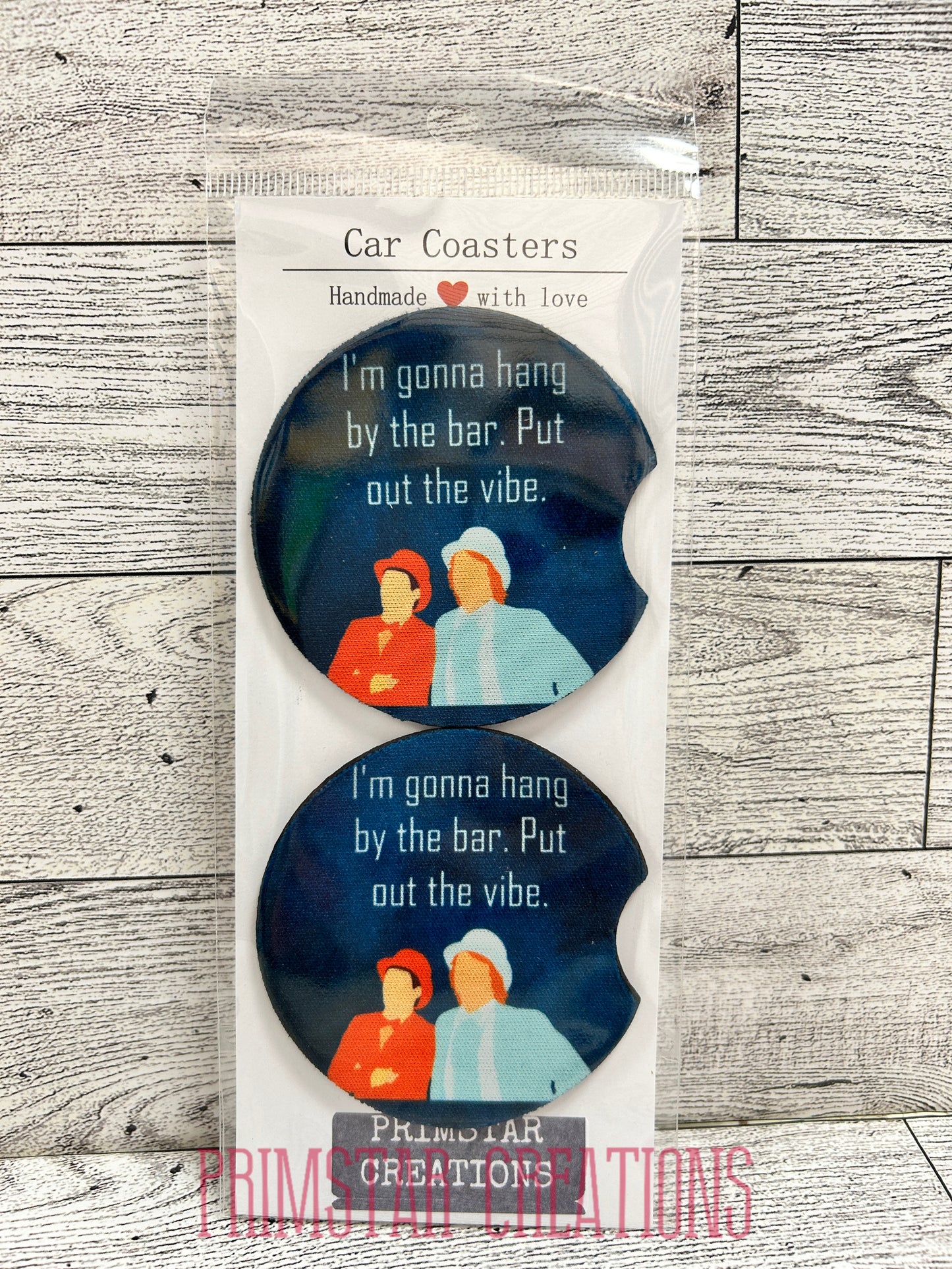 Dumb & Dumber Neoprene Car Coasters, Set of 2