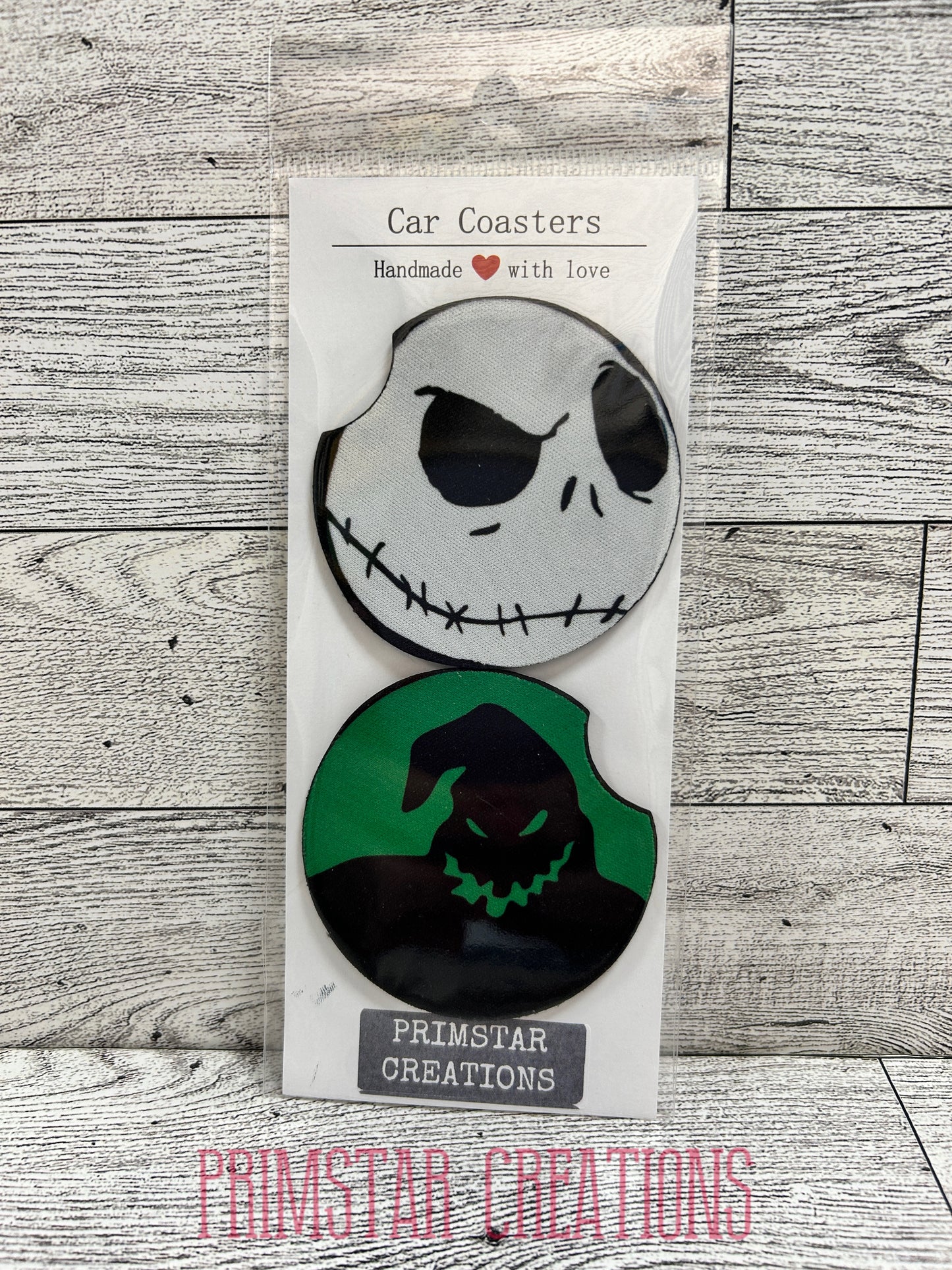 Jack & Green Boogie Man Man Neoprene Car Coasters, Set of 2