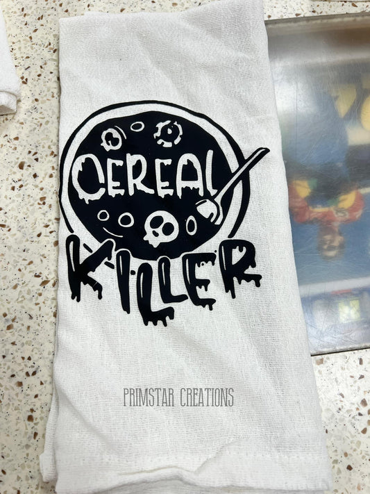 Cereal Killer Dish Towel