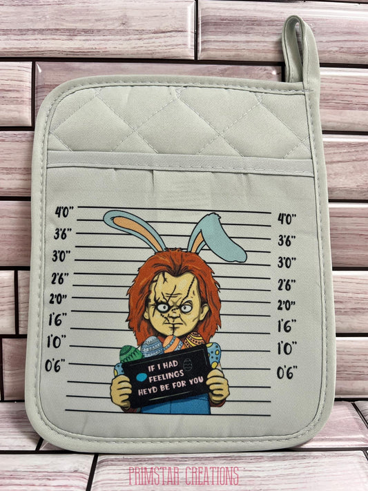 Chucky Easter Oven Mitt