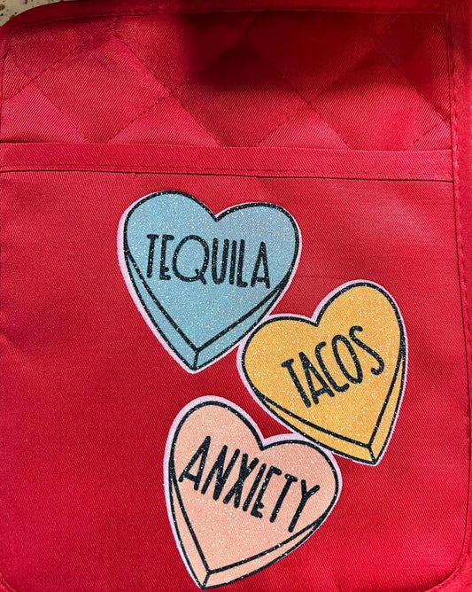 Tequila Tacos Anxiety Oven Mitt