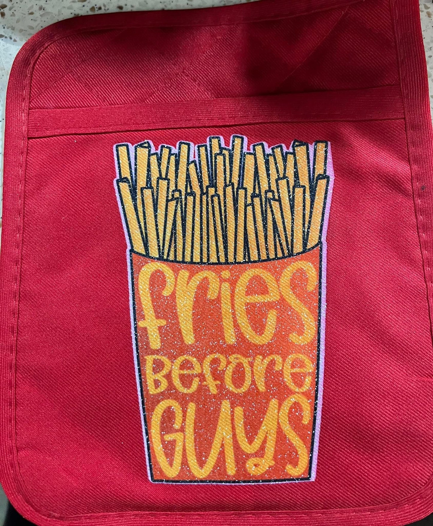 Fries Before Guys Oven Mitt